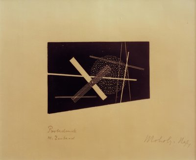 İsimsiz (Yapılandırmacı Kompozisyon) by Laszlo Moholy Nagy