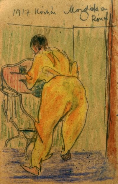 Róna hastane lavabosunda by Laszlo Moholy Nagy