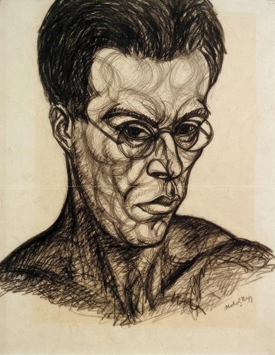 Hönnun fyrir málverk af Devonport (penni og blek og blýantur á pappír) by Laszlo Moholy Nagy