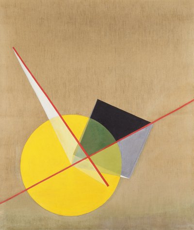 sarı daire by Laszlo Moholy Nagy
