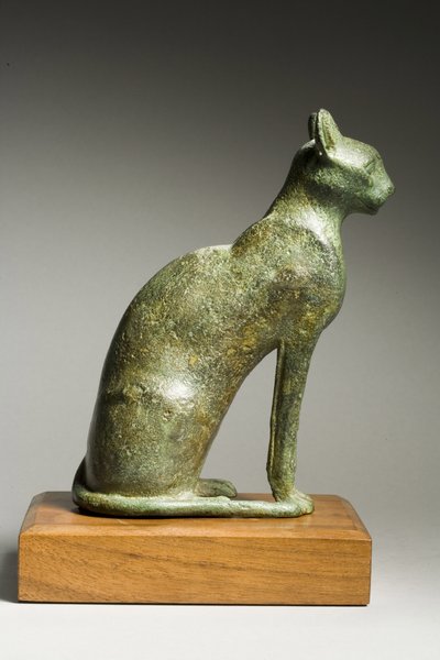Kedi, Geç Hanedan Dönemi, MÖ 664-332 (bronz) by Late Period Egyptian