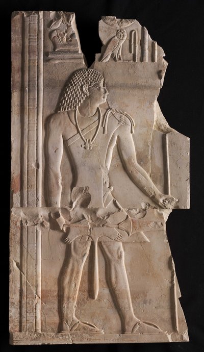 Mentuemhat Asası ve Asalı Rahip olarak, MÖ 667-647 dolayları by Late Period Egyptian