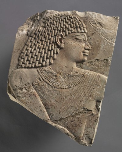 Bir Adamın Küçük Başı, MÖ 667-647 dolayları by Late Period Egyptian