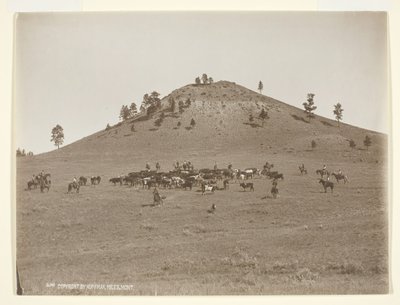Tepelerde biraz çalışmak, c. 1900. by Laton Alton Huffman