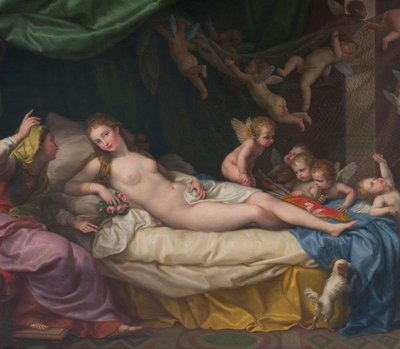 Venüs ve Minerva by Laurent Pecheux