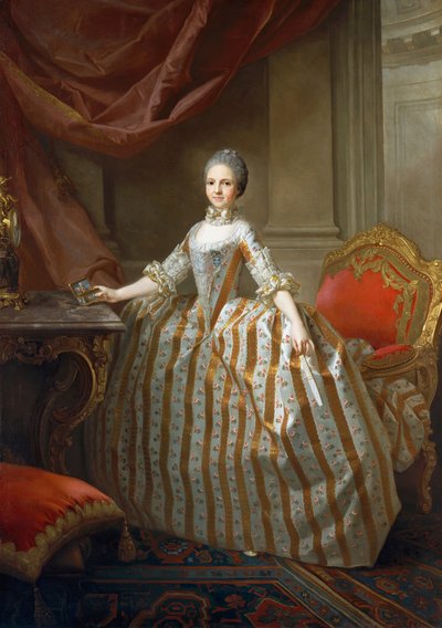 Maria Luisa, 1751-1819, İspanya Kraliçesi, 1765. by Laurent Pecheux