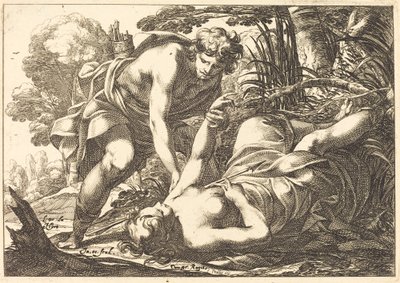 Cephalus ve Procris by Laurent de la Hyre