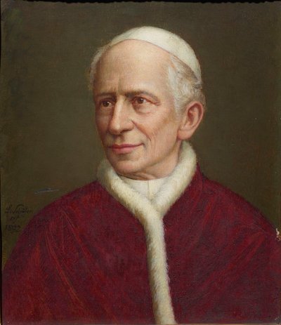 Papa Leo XIII 1810-1903, 1892 portresi. by Laurenz Schäfer