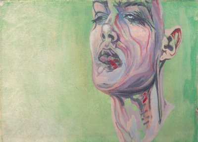 Damla, c.2017 (tuval üzerine akrilik) by Laurie Michaels