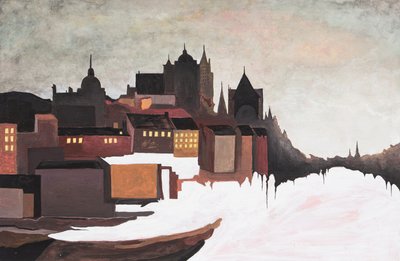 Petersburg, c.2021 (tuval üzerine akrilik) by Laurie Michaels