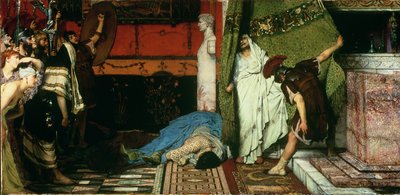 Bir Roma İmparatoru, MS 41 - Claudius by Lawrence Alma Tadema