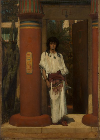 Kapıda Bir Mısırlı, 1865. by Lawrence Alma Tadema