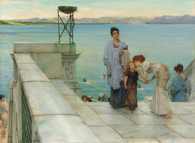 Öpücük. 1891 by Lawrence Alma Tadema