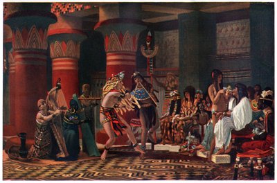 Üç Bin Yıl Önce Eski Mısır'da Eğlence, Gresham Publishing, Co. tarafından yayınlanan 'Mısır Efsanesi ve Efsanesi'nden bir örnek. by Lawrence Alma Tadema