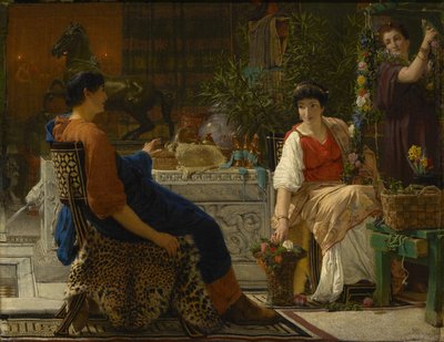 Şenlikler için Hazırlıklar by Lawrence Alma Tadema