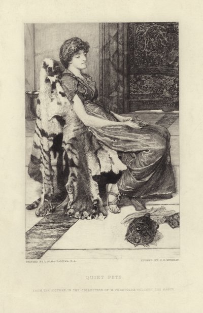 sessiz evcil hayvanlar by Lawrence Alma Tadema