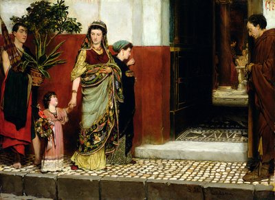 Marketten Dönüş by Lawrence Alma Tadema