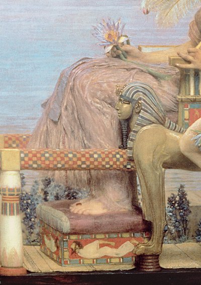 Firavun'un Kızının Musa'yı Bulması by Lawrence Alma Tadema