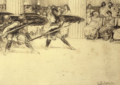 Pirus Dansı, 1886 dolayları by Lawrence Alma Tadema