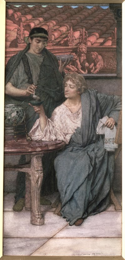 Roma Şarap Tadımcıları by Lawrence Alma Tadema