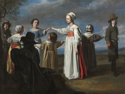 Dans Eden Çocuklar, c.1650 by Le Nain Brothers