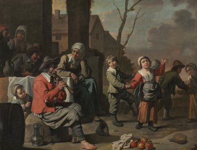 Köylü Çocukları Dans Eder, c.1650 by Le Nain Brothers
