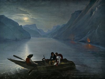Julie ve Saint-Preux, Cenevre Gölü