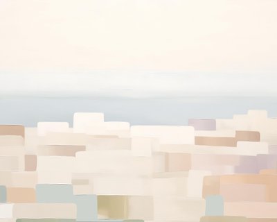 Okyanus Blokları, c.2023 (karışık teknik) by Leah Straatsma