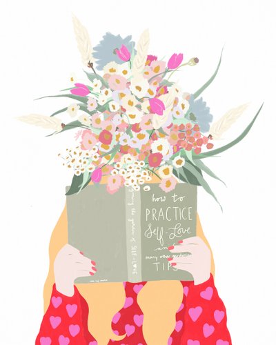 Self Care, c.2019 (karışık teknik) by Leah Straatsma