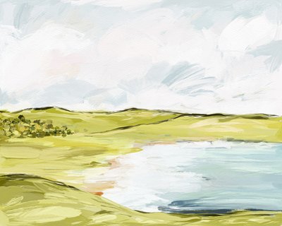 The Porterfields, c.2021 (karışık teknik) by Leah Straatsma