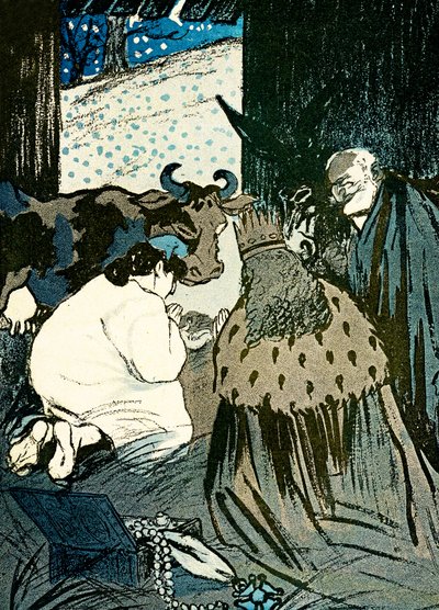 Emile Loubet ve Marianne, bilge adamları Manger