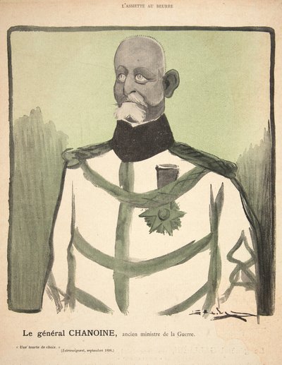 General Chanoine, eski Savaş Bakanı, 