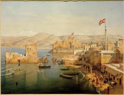 Beyrut limanının görünümü by Leander Russ