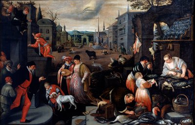 The Seasons dizisinden Şubat, 16. yüzyılın sonu veya 17. yüzyılın başı by Leandro Bassano