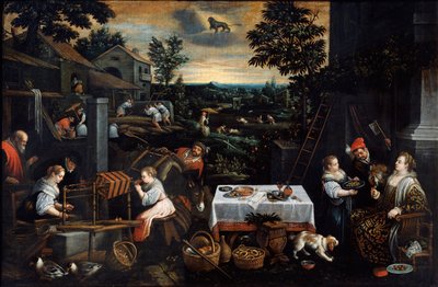 The Seasons dizisinden Temmuz, 16. yüzyılın sonu veya 17. yüzyılın başı by Leandro Bassano