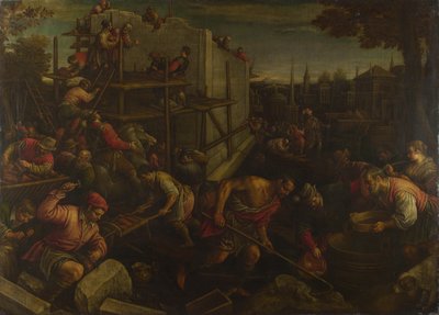 Babil Kulesi, M.Ö. 1600 by Leandro Bassano