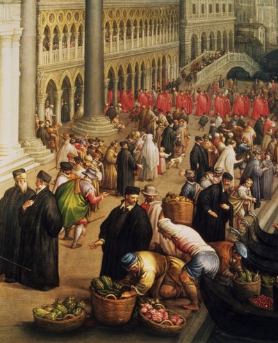 Riva degli Schiavoni, Venedik by Leandro da Ponte Bassano