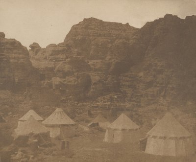 Keşif Kampı, Petra, 1852. by Leavitt Hunt.