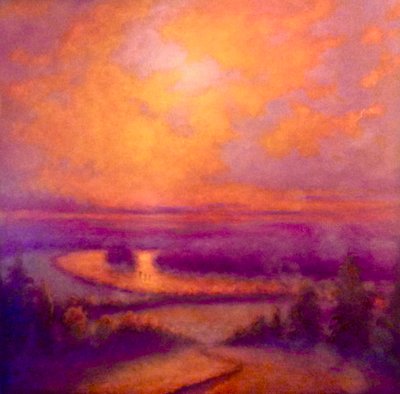 Thames Glow, 2023 by Lee Campbell