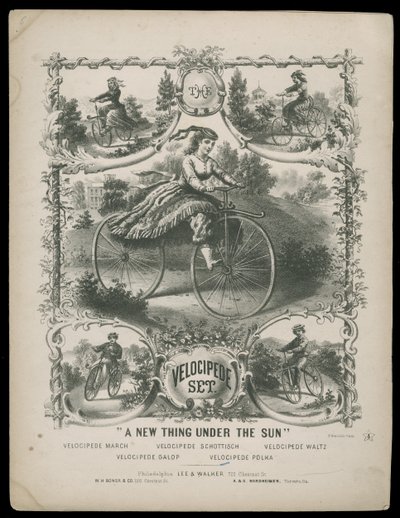 Velocipede Seti, c.1770-1959 (baskı) by Lee & Walker