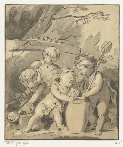 Vazo ile dört macun by Leendert Brasser