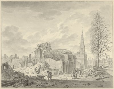 12 Ocak 1807 barut felaketinden sonra Leiden