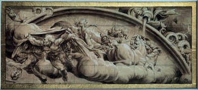 Apollo tankının döngüsü: Kış Akşamı veya Alegori. Lelio Orsi (1511-1587) tarafından siyah mürekkeple çizim. 16