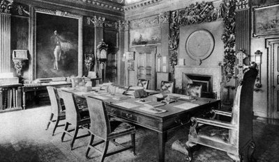 Amirallik Yönetim Kurulu Odası, Londra, 1926-1927. by Lemere