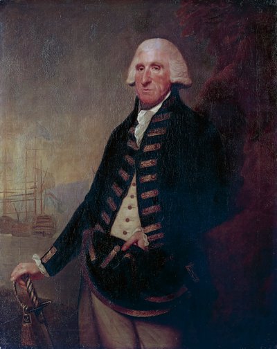 Sir Samuel Hood'un Portresi, I Viscount Hood (Butleigh by Lemuel Francis Abbott