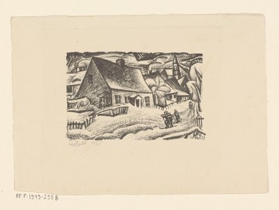 Altenberg (Ertsgebergte) (nesne üzerindeki orijinal başlık) by Leo Gestel (signed by artist)