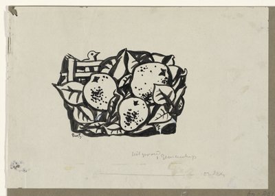 üç armut by Leo Gestel (signed by artist)