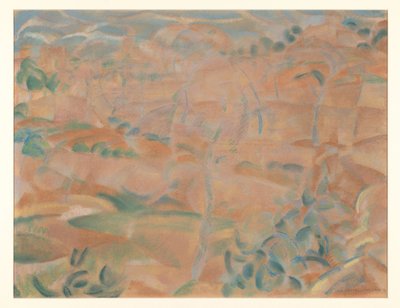Mallorca'da manzara by Leo Gestel (signed by artist)