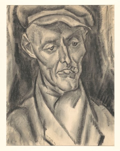 kap ve puro olan adam by Leo Gestel (signed by artist)