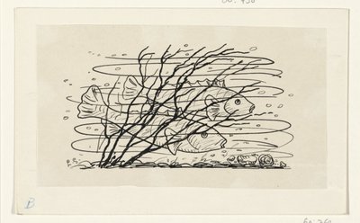 Suda iki balık by Leo Gestel (signed by artist)